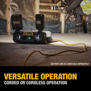 Image of DEWALT ToughSystem 2.0 20V/60V MAX Adjustable Work Light with Storage Tote