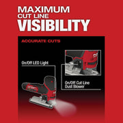Image of Milwaukee M12 FUEL Brushless Barrel Grip Cordless Jig Saw (Tool Only)
