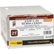 Image of Pro-Fit 2-3/8 In. x 0.133 In. 21-Degree Hot Dipped Galvanized Collated Framing Nails (2000 Ct.)