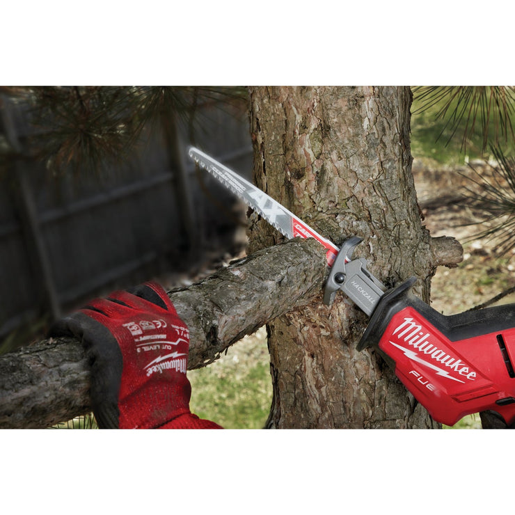 Image of Milwaukee SAWZALL AX 9 In. 3 TPI Carbide Pruning Reciprocating Saw Blade (3-Pack)