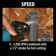 Image of Makita 18 Volt LXT Lithium-Ion Compact Cordless Reciprocating Saw (Tool Only)