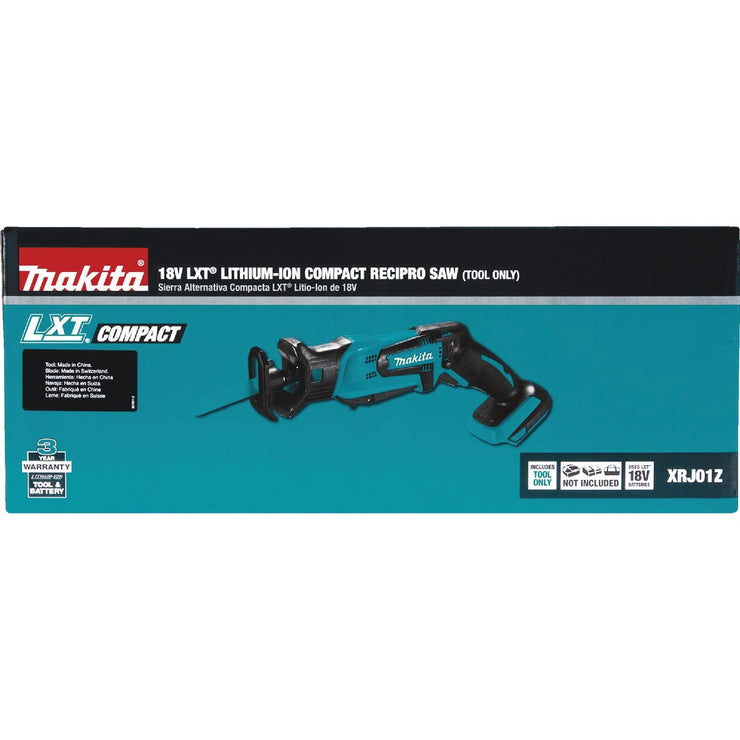 Image of Makita 18 Volt LXT Lithium-Ion Compact Cordless Reciprocating Saw (Tool Only)