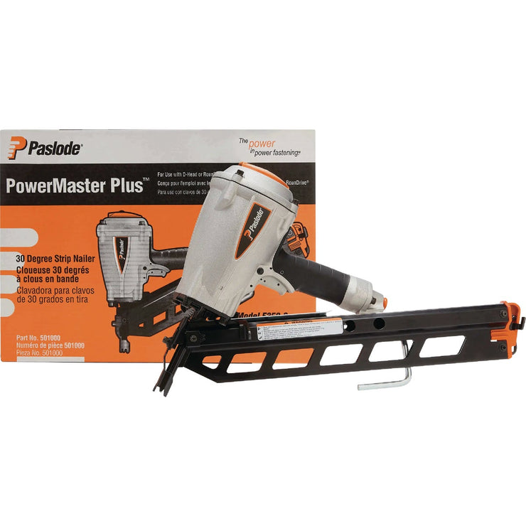 Image of Paslode PowerMaster Plus 30 Degree 3-1/2 In. Pneumatic Framing Nailer