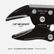 Image of Channellock 10 In. Straight Jaw Locking Pliers