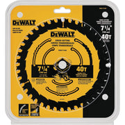 Image of DEWALT 7-1/4 In. 40-Tooth Framing /Ripping Blister Circular Saw Blade