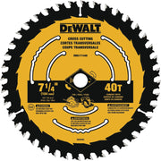 Image of DEWALT 7-1/4 In. 40-Tooth Framing /Ripping Blister Circular Saw Blade