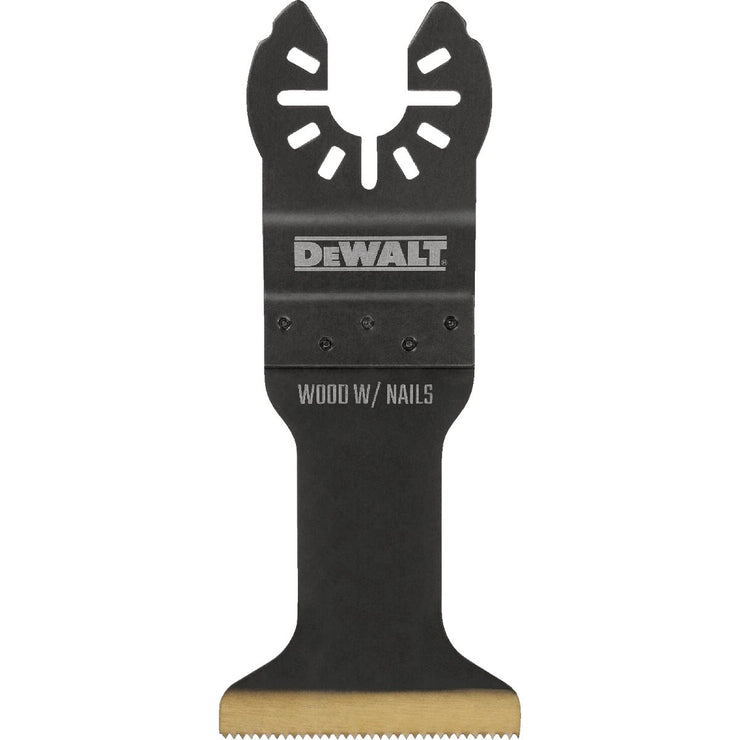 Image of DEWALT Universal Fitment 1-3/4 in. Titanium Wood with Nails Oscillating Blade