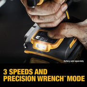 Image of DEWALT 20V MAX XR Brushless 3/4 In. High Torque Cordless Impact Wrench with Hog Ring Anvil (Tool Only)
