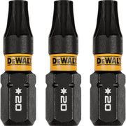 Image of DEWALT FlexTorq 1 In. T20 TORX Impact Screwdriver Bit (3-Pack)