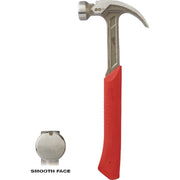 Image of Milwaukee 20 Oz. Smooth-Face Curved Claw Hammer with Steel Handle