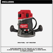Image of Milwaukee M18 FUEL Brushless 1/2 In. Cordless Router