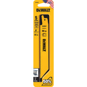 Image of DEWALT 6 In. 14 TPI Bi-Metal Metal Reciprocating Saw Blade (2-Pack)