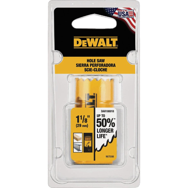 Image of DEWALT 1-1/8 In. Bi-Metal Hole Saw