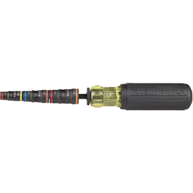Image of Klein Standard 7-In-1 Impact Rated Flip Multi-Nut Driver with 3-3/4 In. Shank