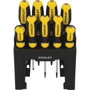 Image of Stanley Screwdriver Set with Stand (9-Piece)