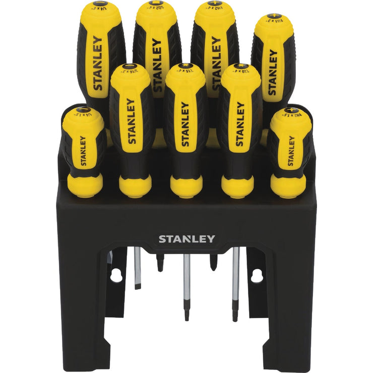 Image of Stanley Screwdriver Set with Stand (9-Piece)