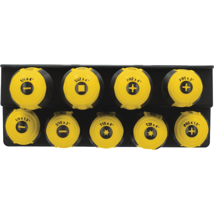Image of Stanley Screwdriver Set with Stand (9-Piece)