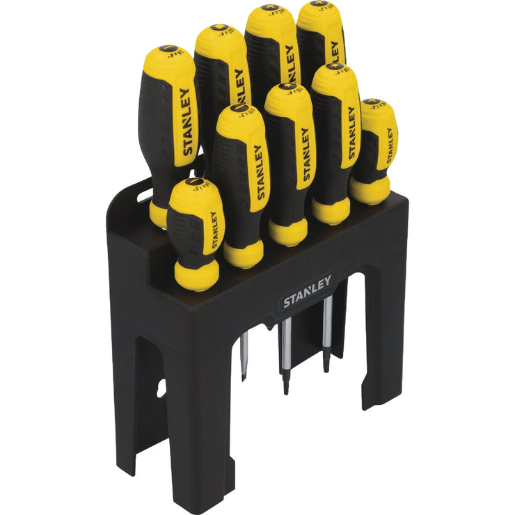 Image of Stanley Screwdriver Set with Stand (9-Piece)