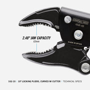 Image of Channellock 10 In. Curved Jaw Locking Pliers