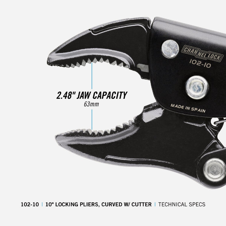Image of Channellock 10 In. Curved Jaw Locking Pliers