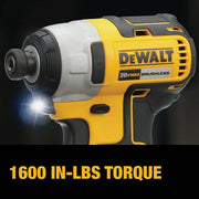 Image of DEWALT 20V MAX 2-Tool Brushless Compact Cordless Drill/Driver & Impact Driver Combo Kit with (2) 1.3 Ah Batteries & Charger
