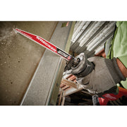 Image of Milwaukee SAWZALL The WRECKER 9 In. 6 TPI Multi-Material Demolition Reciprocating Saw Blade with Nitrus Carbide Teeth