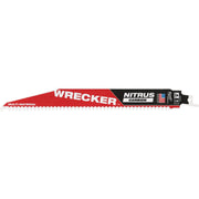 Image of Milwaukee SAWZALL The WRECKER 9 In. 6 TPI Multi-Material Demolition Reciprocating Saw Blade with Nitrus Carbide Teeth