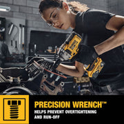 Image of DEWALT 20V MAX XR Lithium-Ion 1/2 In. Mid-Range Cordless Impact Wrench with Hog Ring Anvil (Tool Only)