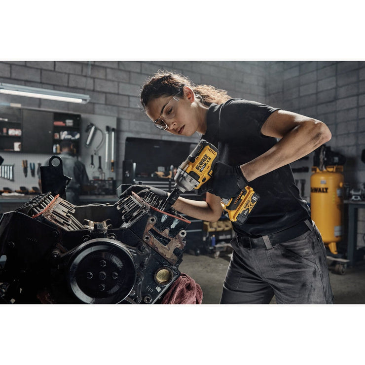 Image of DEWALT 20V MAX XR Lithium-Ion 1/2 In. Mid-Range Cordless Impact Wrench with Hog Ring Anvil (Tool Only)