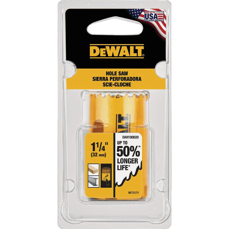Image of DEWALT 1-1/4 In. Bi-Metal Hole Saw