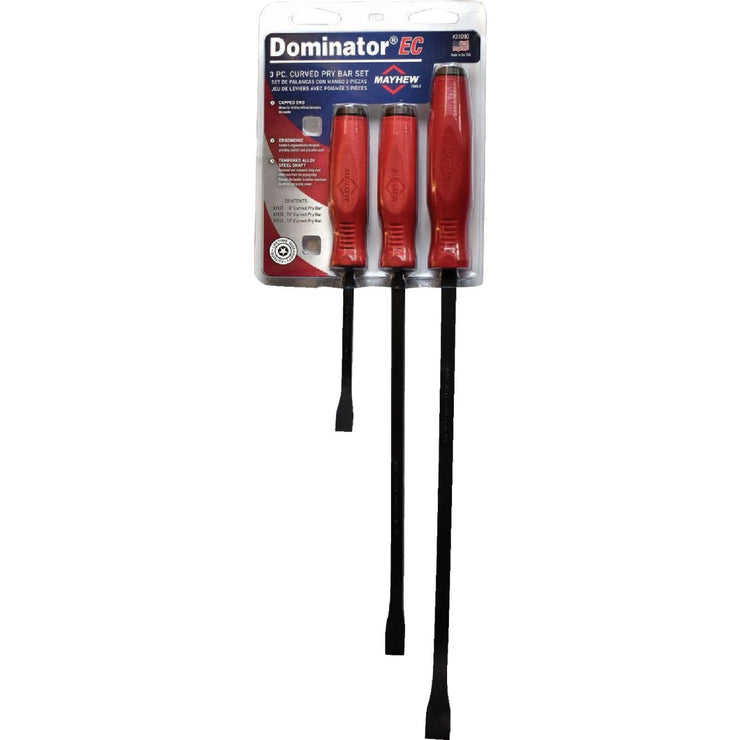 Image of Dominator Economy Curved 3-Piece Pry Bar Kit (8C, 13C, 17C)