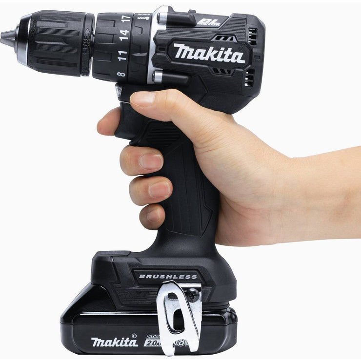Image of Makita 2-Tool 18 Volt LXT Lithium-Ion Brushless Sub-Compact Hammer Drill/Driver & Impact Driver Cordless Tool Combo Kit