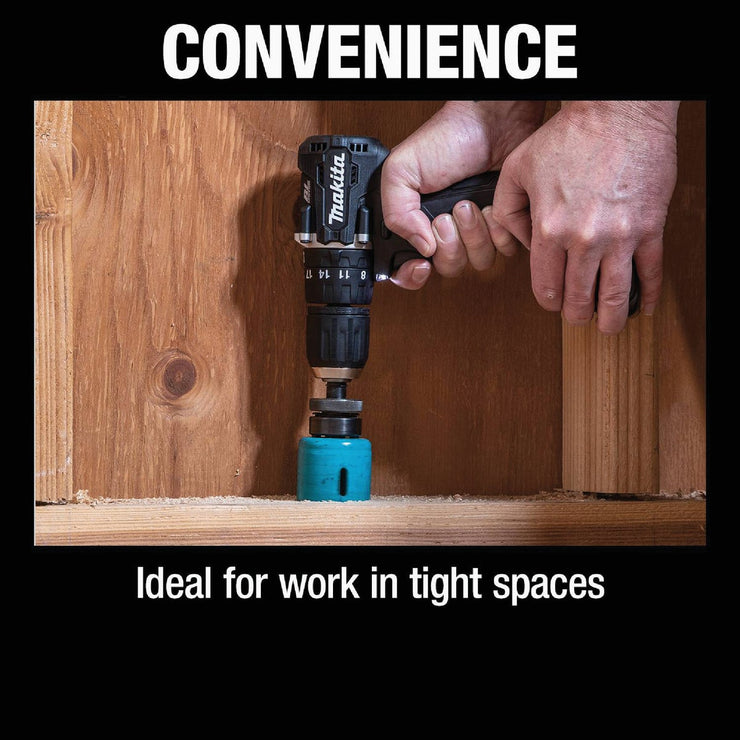 Image of Makita 2-Tool 18 Volt LXT Lithium-Ion Brushless Sub-Compact Hammer Drill/Driver & Impact Driver Cordless Tool Combo Kit
