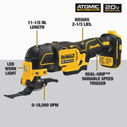 Image of DEWALT ATOMIC 20V MAX Brushless Cordless Oscillating Tool (Tool Only)