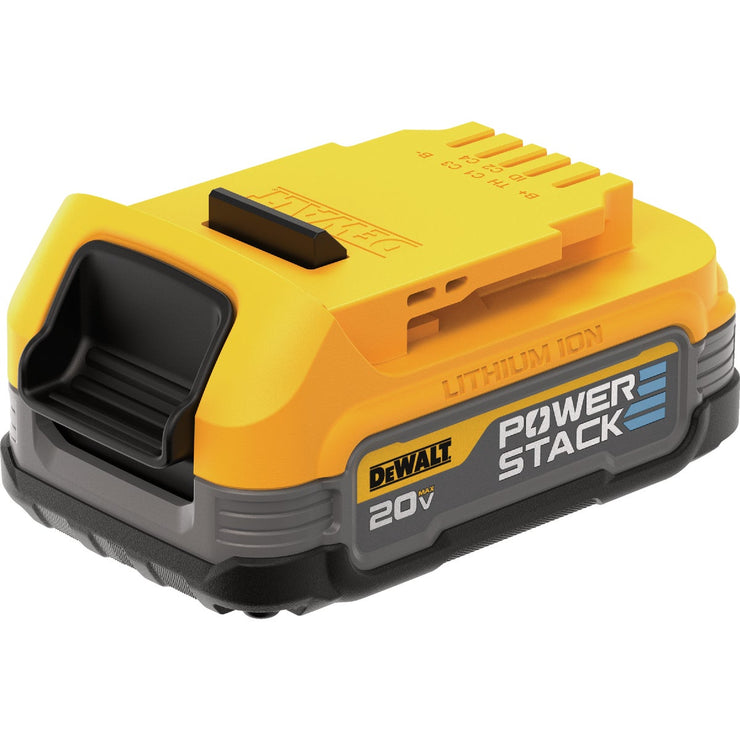 Image of DEWALT POWERSTACK 20 Volt MAX Lithium-Ion 1.7 Ah Tool Battery