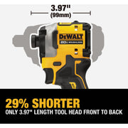 Image of DEWALT ATOMIC 20V MAX Brushless 1/4 In. Cordless Impact Driver (Tool Only)