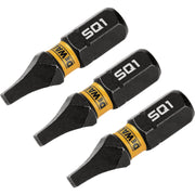 Image of DEWALT FlexTorq 1 In. #1 Square Impact Screwdriver Bit (3-Pack)