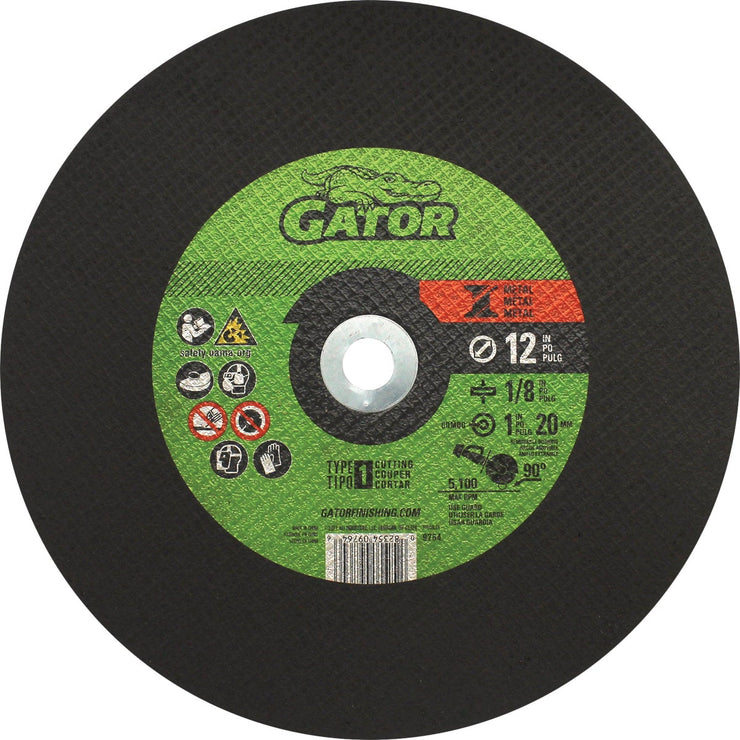 Image of Gator 12 In. x 1/8 In. x 1 In. Metal Cut-Off Wheel