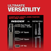 Image of Milwaukee M12 FUEL INSIDER Brushless 1/4 In. to 3/8 In. Extended Reach Cordless Box Ratchet (Tool Only)