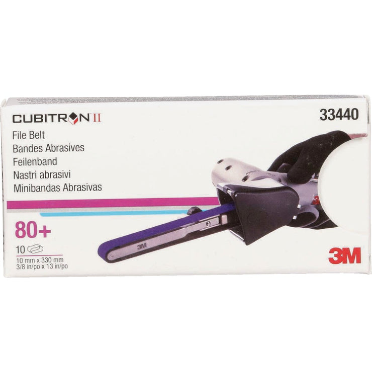 Image of 3M Cubitron II 3/8 In. x 13 In. 80 Grit Band File Belt