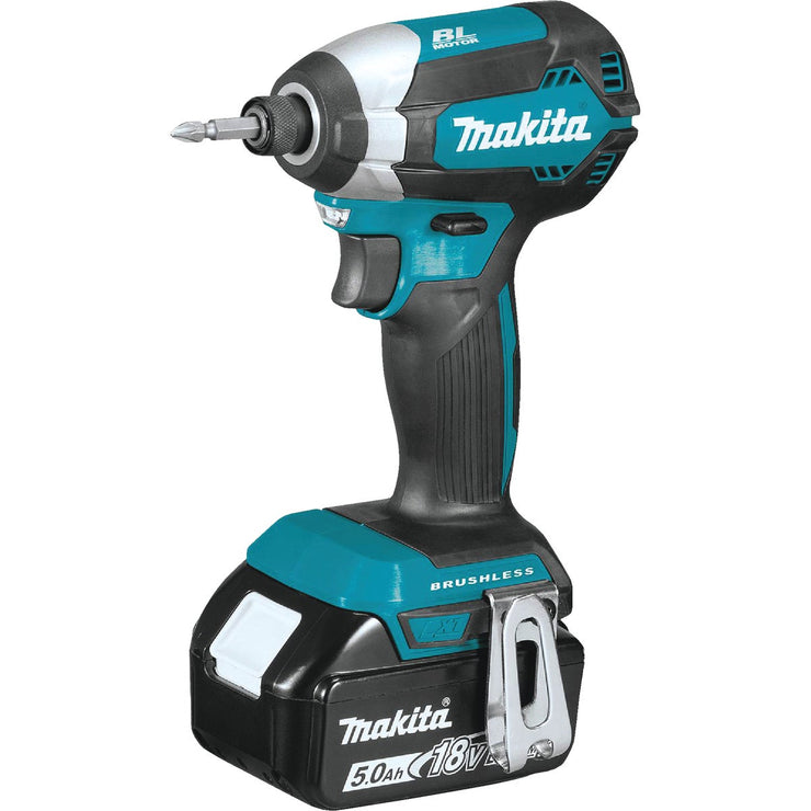 Image of Makita 2-Tool 18 Volt LXT Lithium-Ion Brushless Compact Hammer Drill/Driver & Impact Driver Cordless Tool Combo Kit