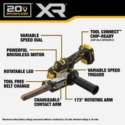 Image of DEWALT 20V MAX XR Brushless 1/2 In. x 18 In. Cordless Band File (Tool Only)