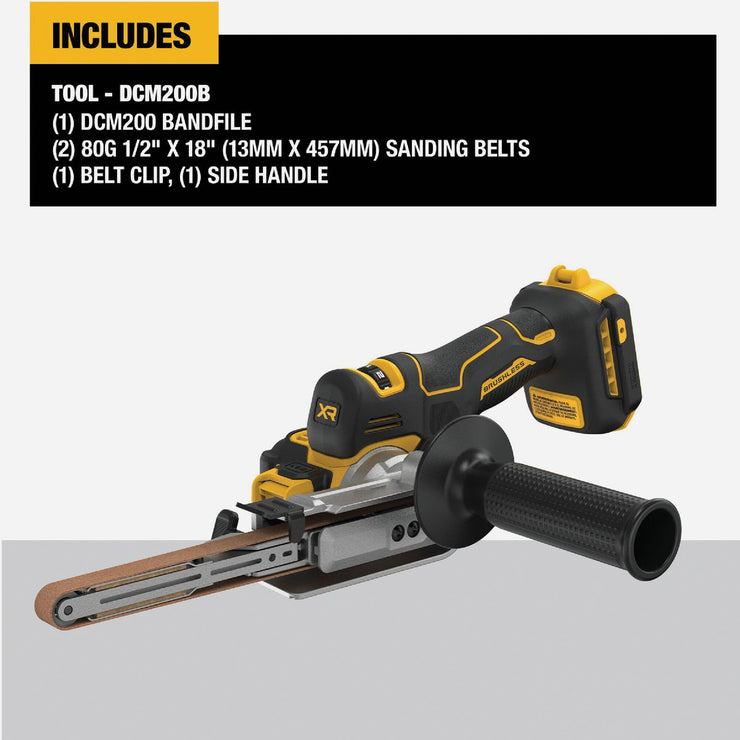 Image of DEWALT 20V MAX XR Brushless 1/2 In. x 18 In. Cordless Band File (Tool Only)