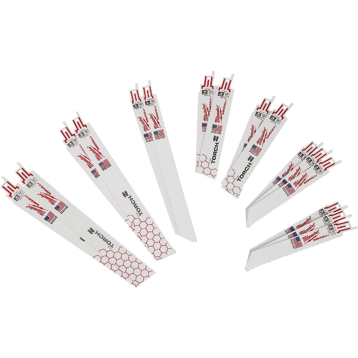 Image of Milwaukee SAWZALL 16-Piece Multi-Material Reciprocating Saw Blade Set