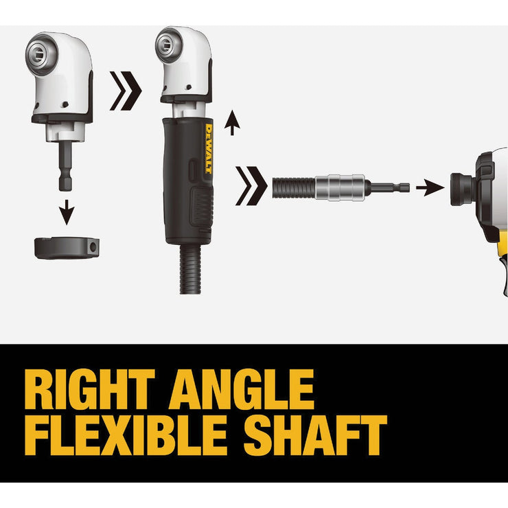 Image of DEWALT FlexTorq 4-In-1 Modular Right Angle Attachment