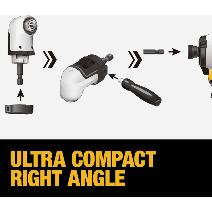 Image of DEWALT FlexTorq 4-In-1 Modular Right Angle Attachment