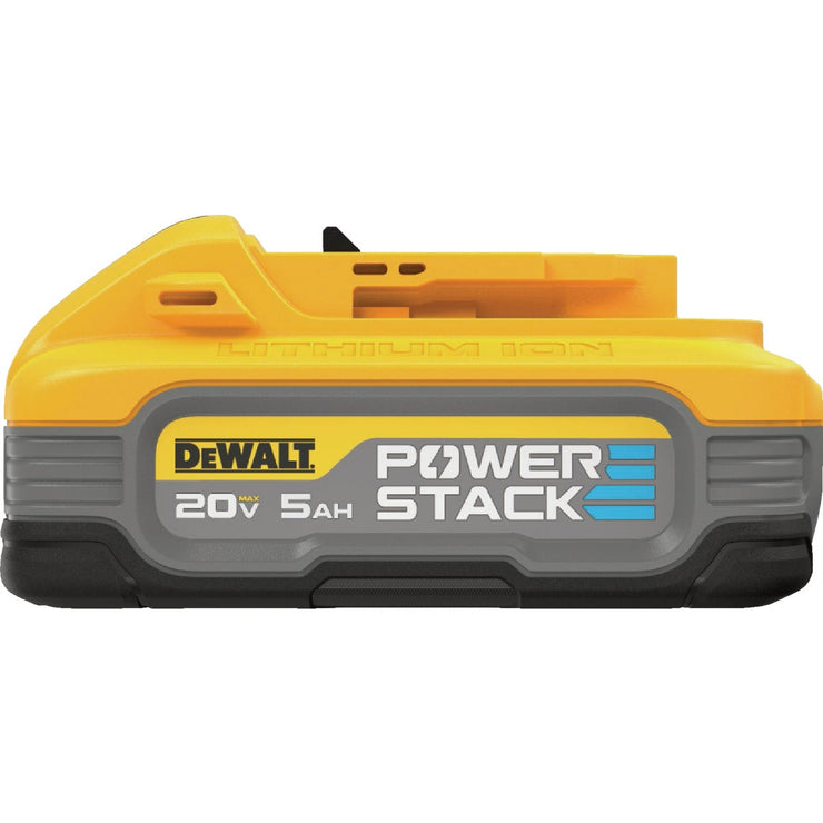 Image of DEWALT POWERSTACK 20 Volt MAX Lithium-Ion 5.0 Ah Tool Battery