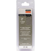 Image of Simpson Strong-Tie 2 In. 15 Gauge 316 Stainless Steel 25 Degree FN-Style Angled Finish Nail (500 Ct.)