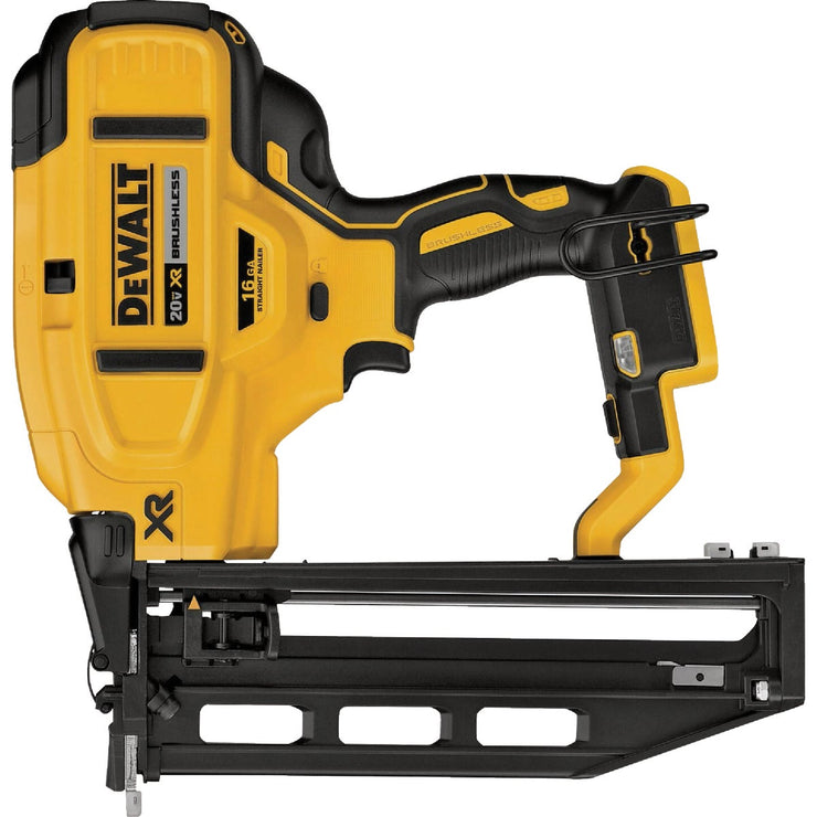 Image of DEWALT 20V MAX XR Brushless 16-Gauge Straight Cordless Finish Nailer (Tool Only)