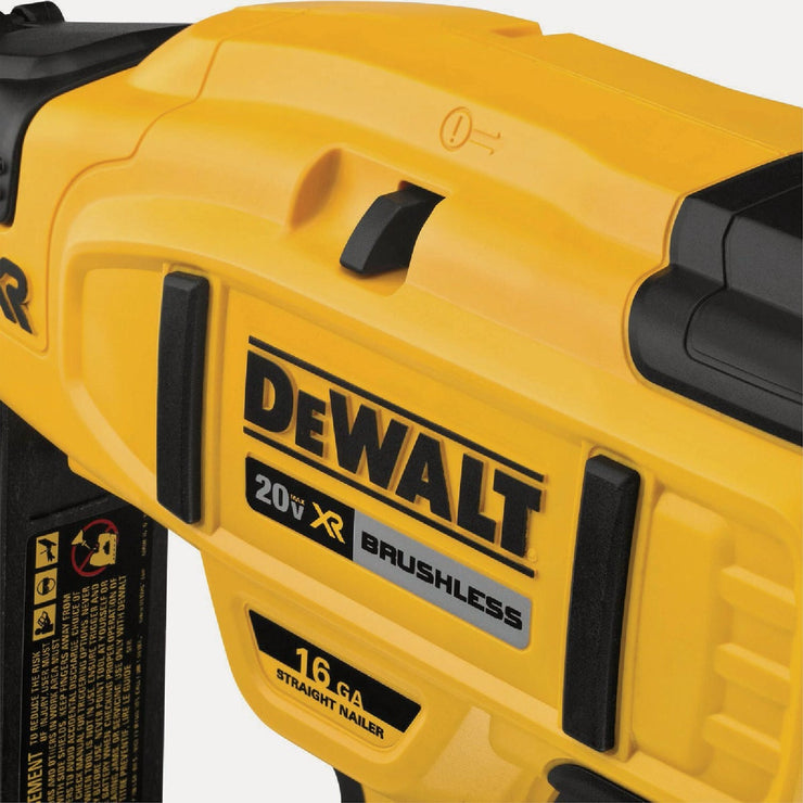 Image of DEWALT 20V MAX XR Brushless 16-Gauge Straight Cordless Finish Nailer (Tool Only)